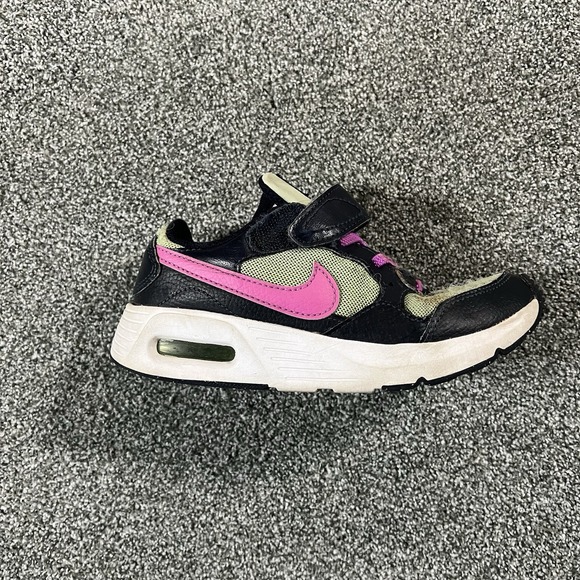 Nike Other - Nike Air Max SC Hook Loop Shoes Youth 2Y Black Pink Running Sneakers CZ5356-300